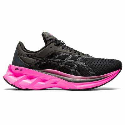 Asics Novablast - Naisten Juoksukengät - Mustat/Pinkki